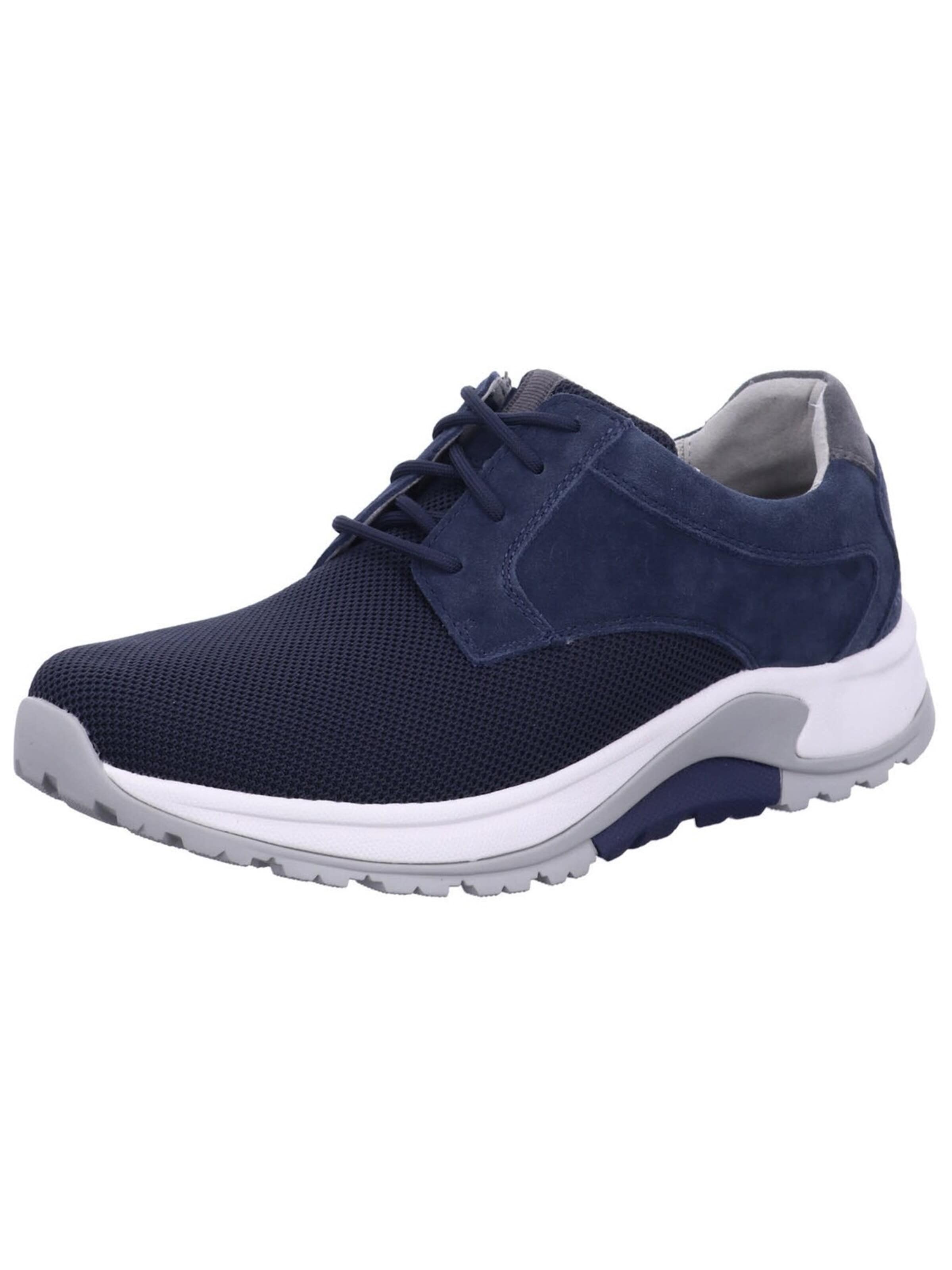 Pius Gabor Sneakers 'Sneaker Low Herren 8000.19.01 Echtleder in blau' in Blue: front
