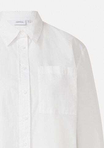 COMMA Bluse in Weiß