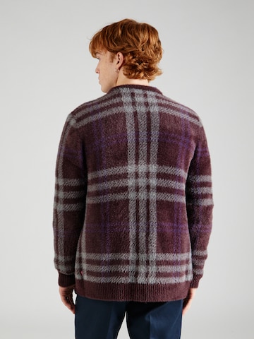 LEVI'S ® Gebreid vest 'Fluffy Sweater Cardigan' in Rood