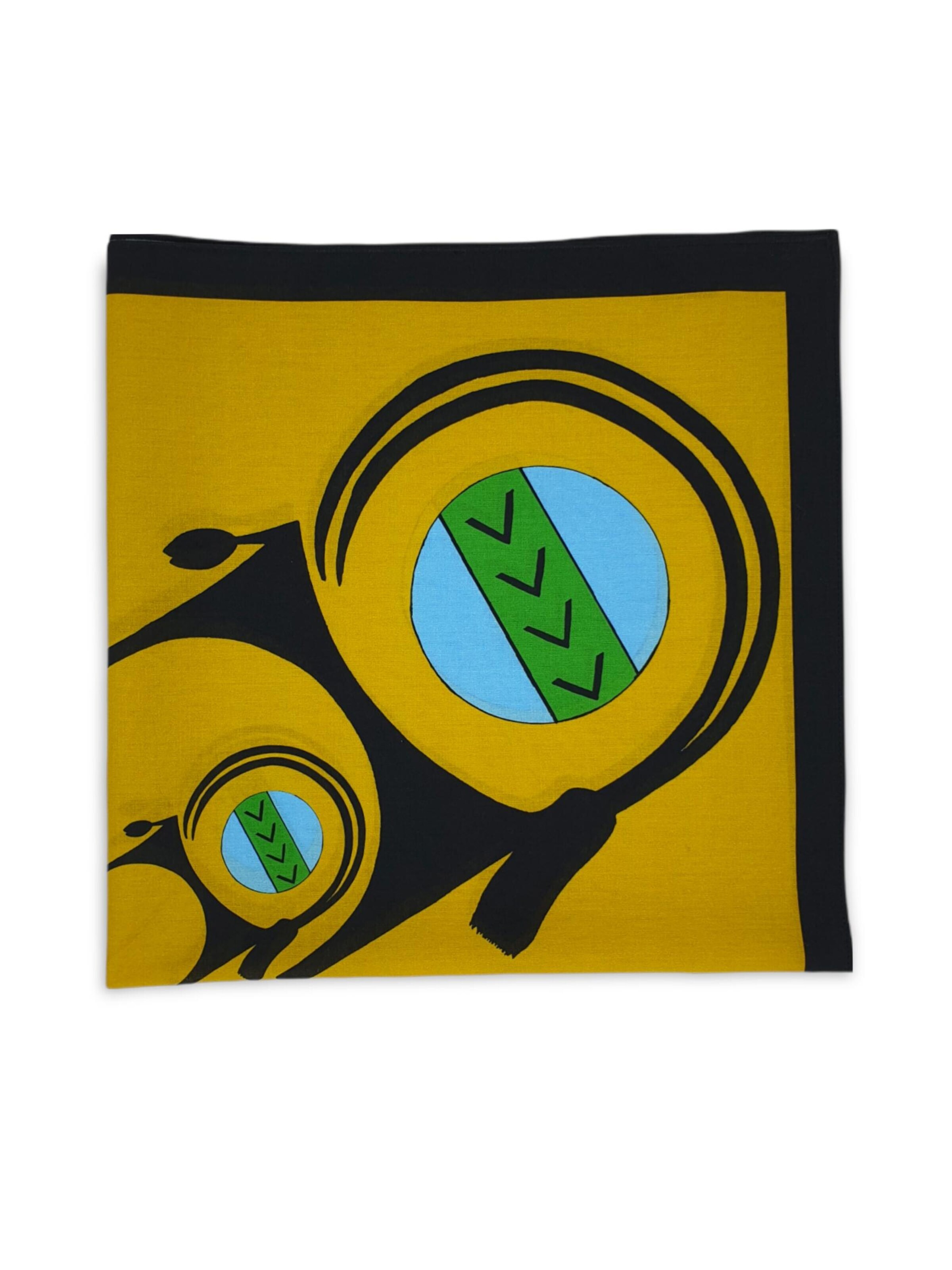Foulard di AFROZAN in giallo