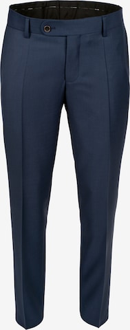 ROY ROBSON Regular Pleat-Front Pants in Blue: front