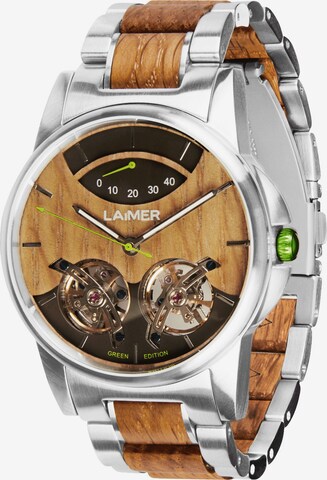 LAiMER Analog Watch 'ARIAN' in Silver: front