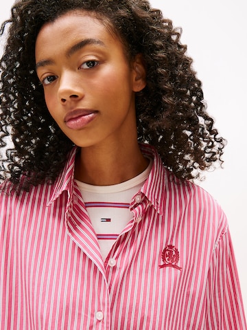 Tommy Jeans Blousejurk in Roze