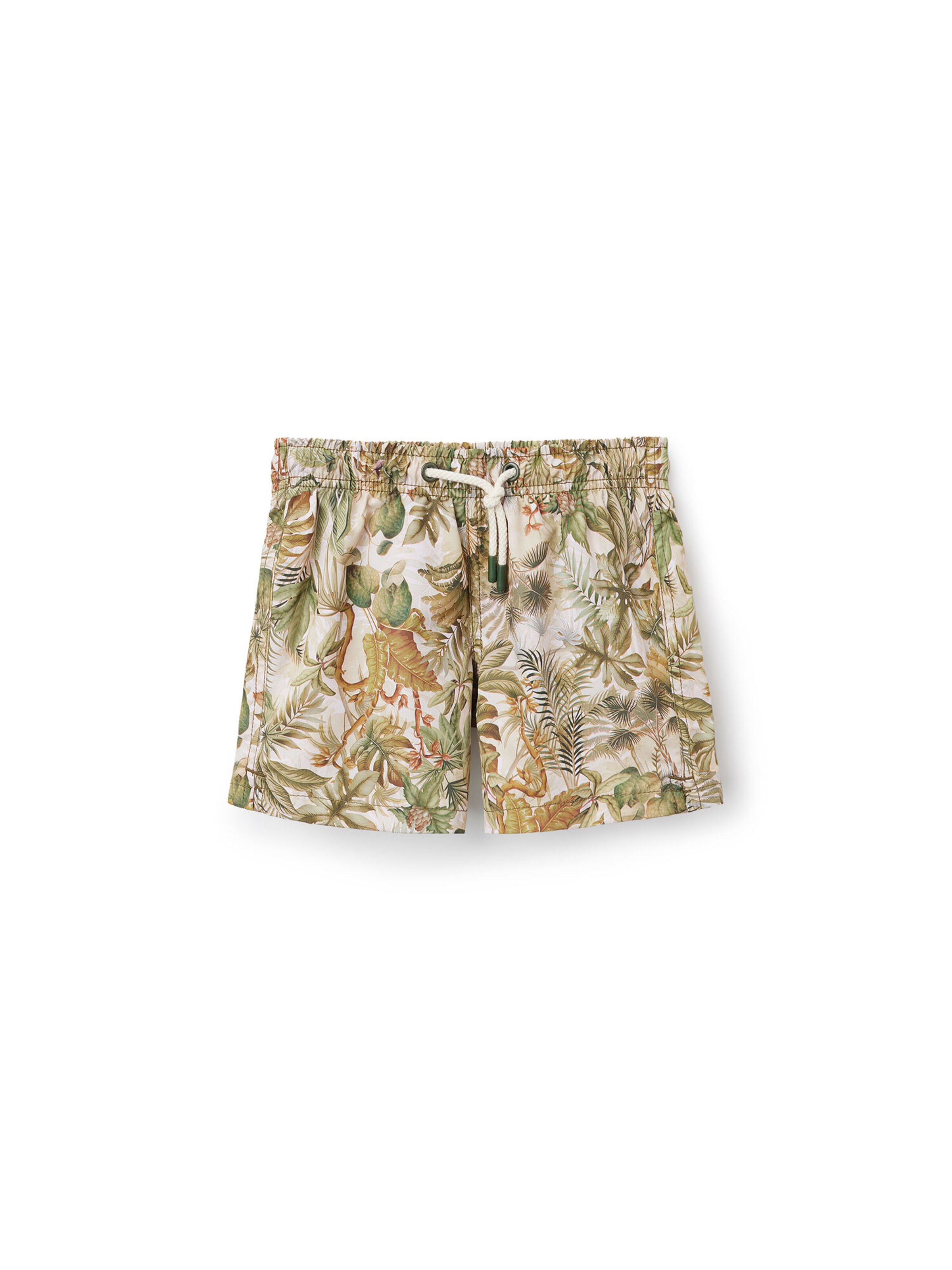 CALZEDONIA Swim Trunks in Green: front