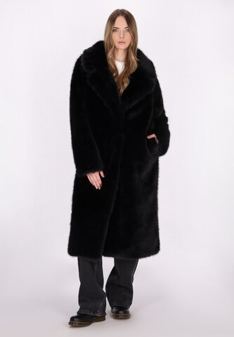 DreiMaster Vintage Winter coat in Black: front