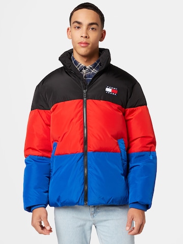 Tommy Jeans Winterjas 'Bold' in Blauw: voorkant