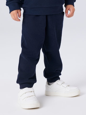 NAME IT Tapered Broek in Blauw: voorkant