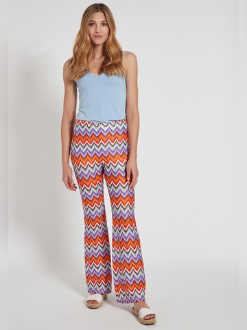 Ana Alcazar Flared Pants 'Fiwona' in Mixed colors