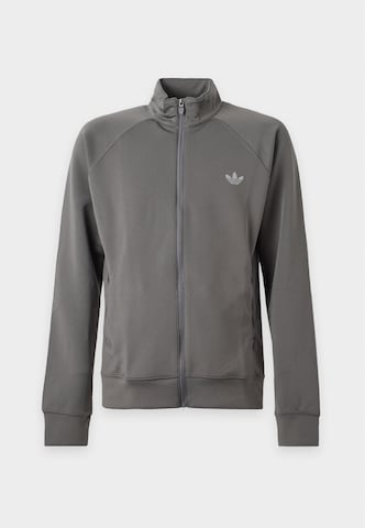 ADIDAS ORIGINALS Ζακέτα φούτερ 'Trefoil Essentials' σε γκρι: μπροστά