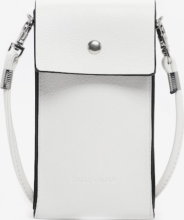 Borsa a spalla ' Emma ' di Emily & Noah in bianco: frontale