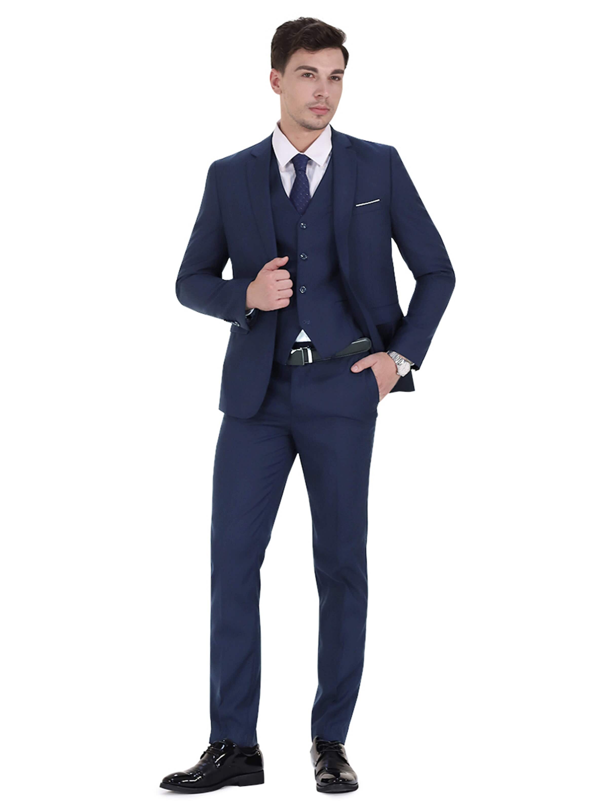 YOUTHUP Slimfit Anzug 'Prim'‌‌‌‌ in Blau