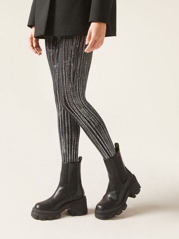 CALZEDONIA Strumpfhose 'DEN 100' in Silber: Vorderseite