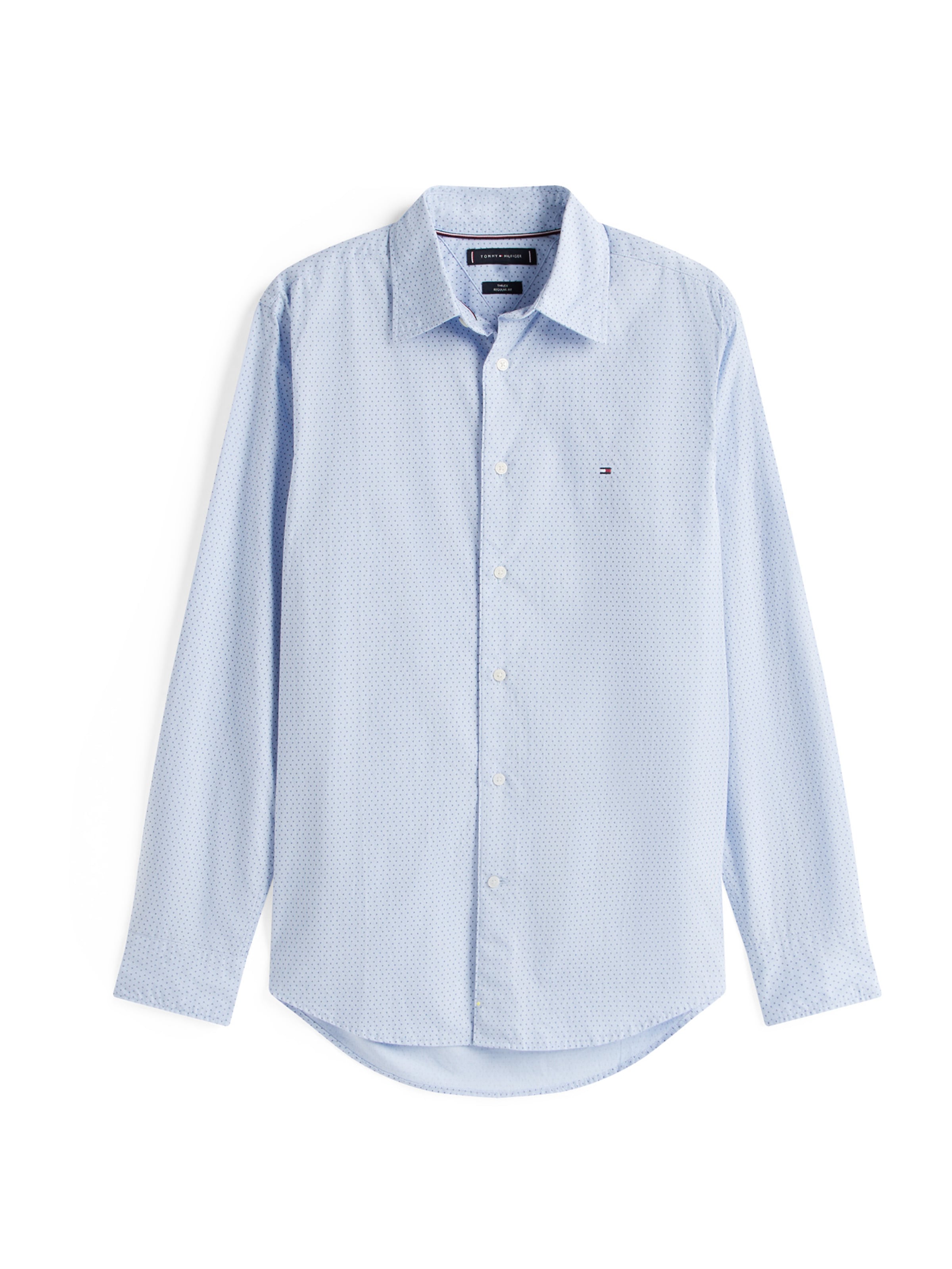 Coupe regular Chemise TOMMY HILFIGER en bleu : devant
