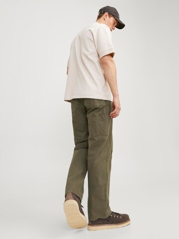 JACK & JONES Regular Chino trousers 'JPSTeddie JJBarkley' in Green