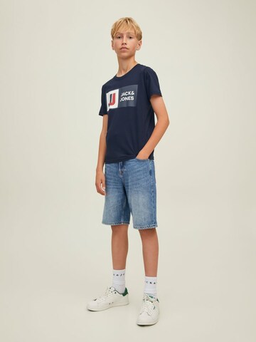 Jack & Jones Junior T-Shirt 'Logan' in Blau