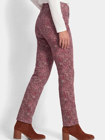 Goldner Skinny Broek 'Louisa' in Lila