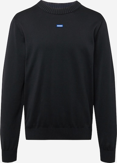 HUGO Pullover 'San Cosmo' em azul / preto / branco, Vista do produto