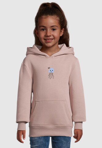 Merchcode Sweatshirt 'Octopus Hi' in Pink: front