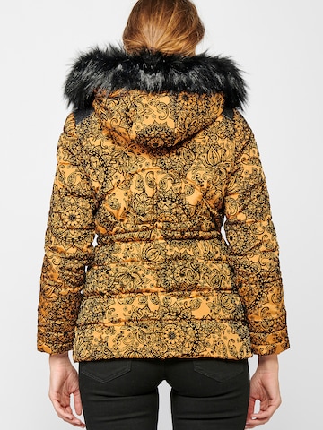 KOROSHI Winter jacket in Yellow