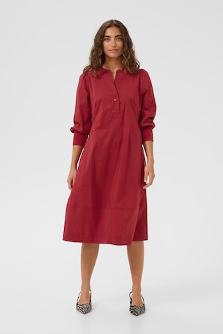 CULTURE Jurk 'CUAntoinett' in Rood: voorkant