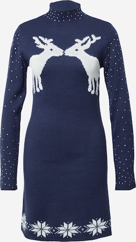 PIECES Knit dress 'FIRA' in Blue: front
