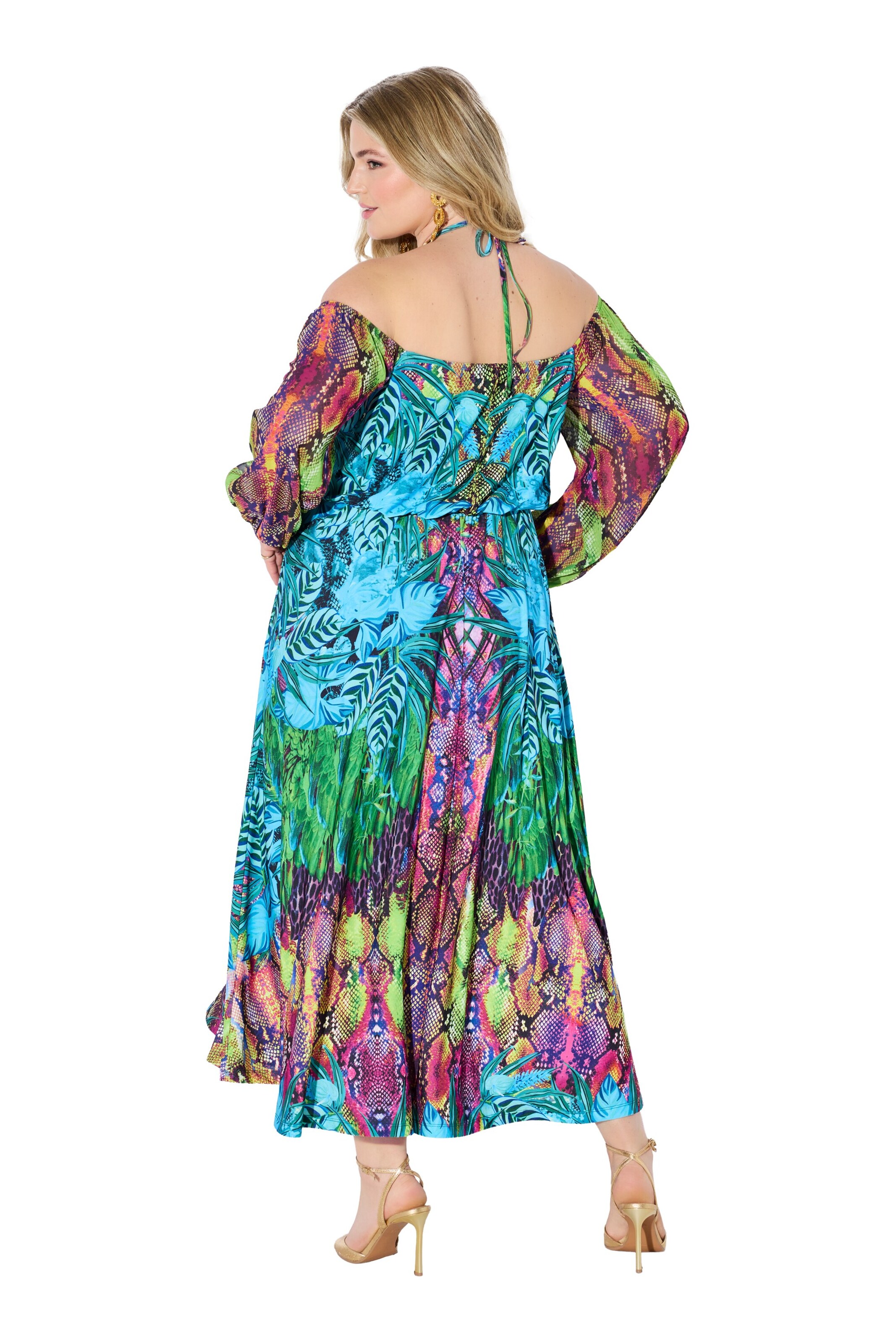 Ulla Popken Kleid in Mischfarben