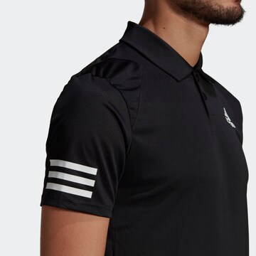 ADIDAS SPORTSWEAR - Camisa funcionais 'Club 3-Stripes' em preto