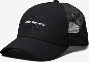 Calvin Klein Jeans Kšiltovka – černá: přední strana