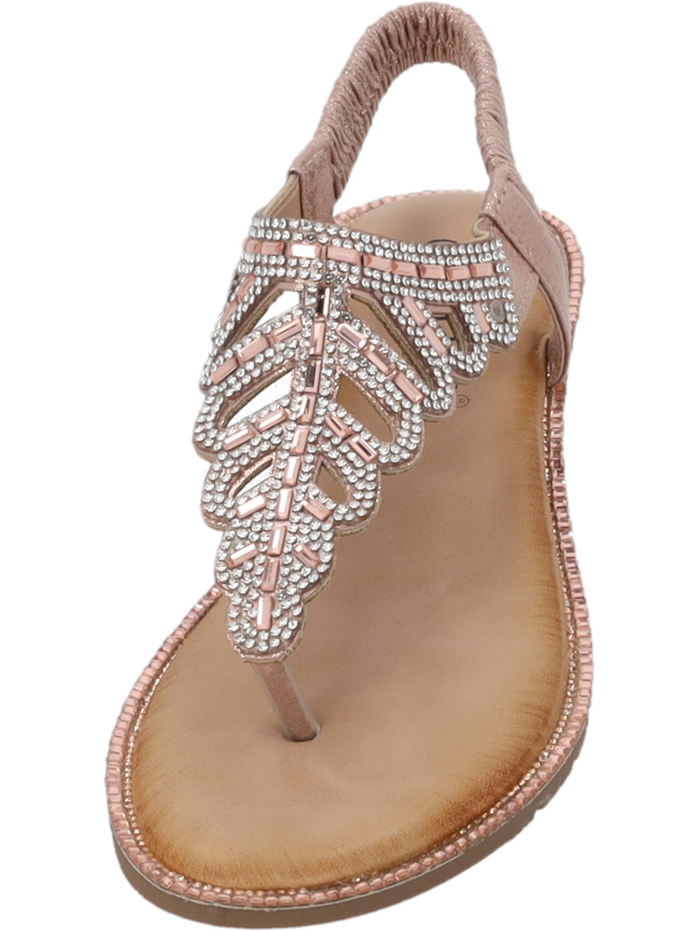 Palado by Sila Sahin Riemchensandale 'Phuza in Pink: Vorderseite