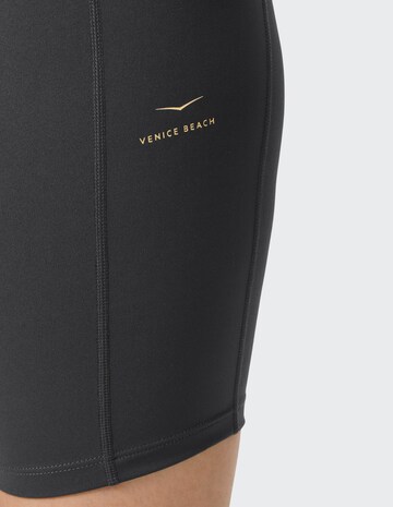 VENICE BEACH Skinny Workout Pants in Grey