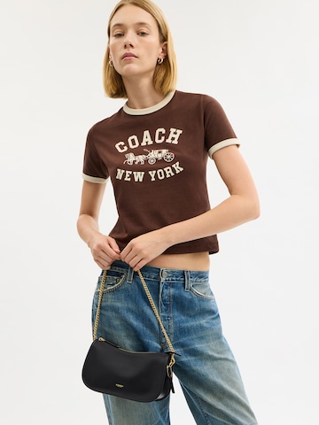 COACH Schoudertas in Zwart