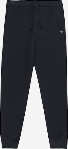 Abercrombie & Fitch Tapered Nadrág - fekete: elől