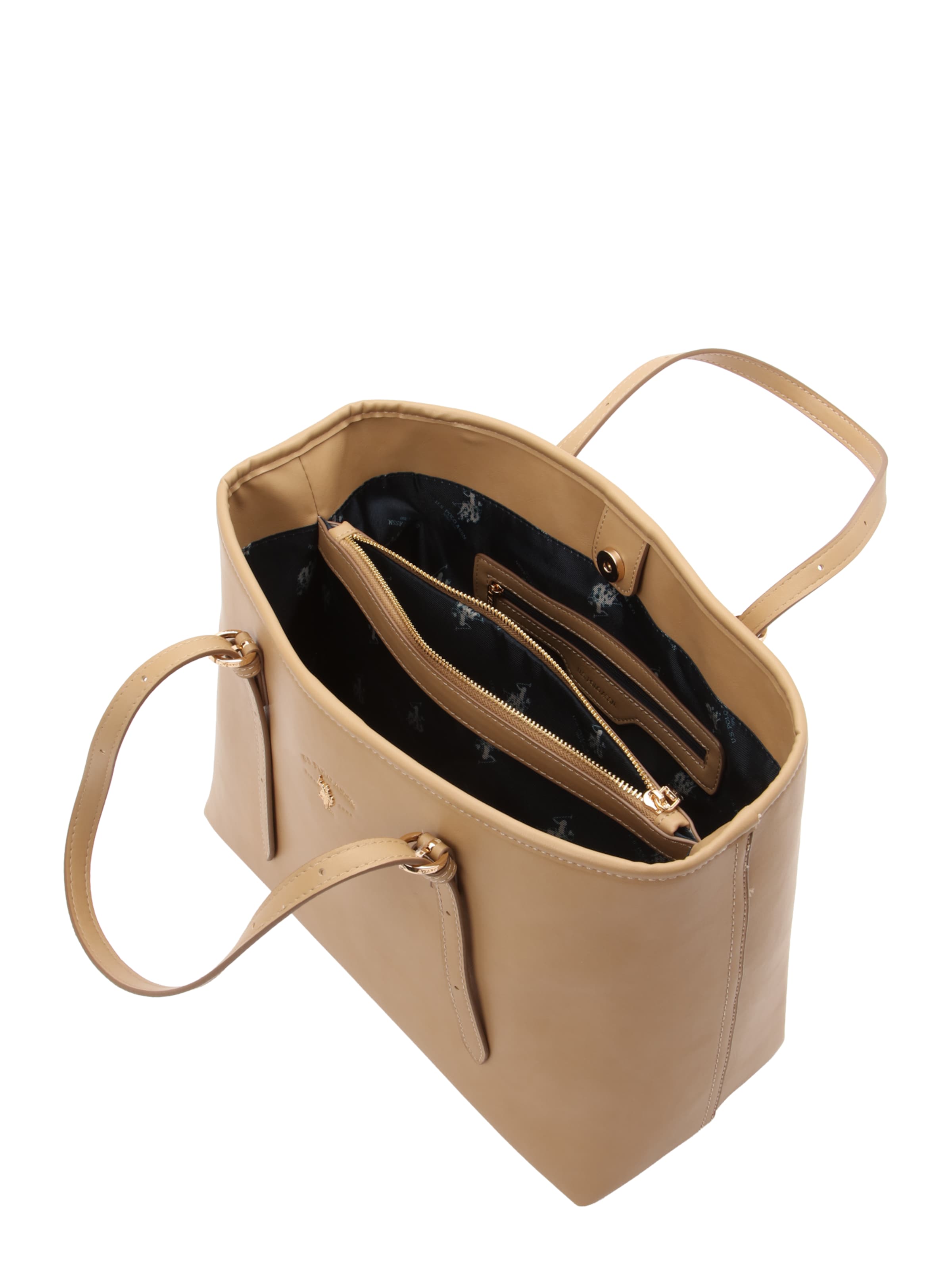 U.S. POLO ASSN. Shopper in Beige: top