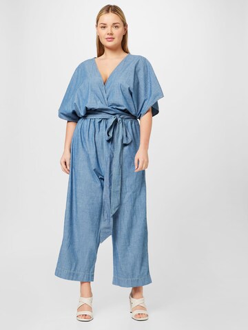 Lauren Ralph Lauren Plus Ολόσωμη φόρμα 'LIGIANA' σε μπλε: μπροστά