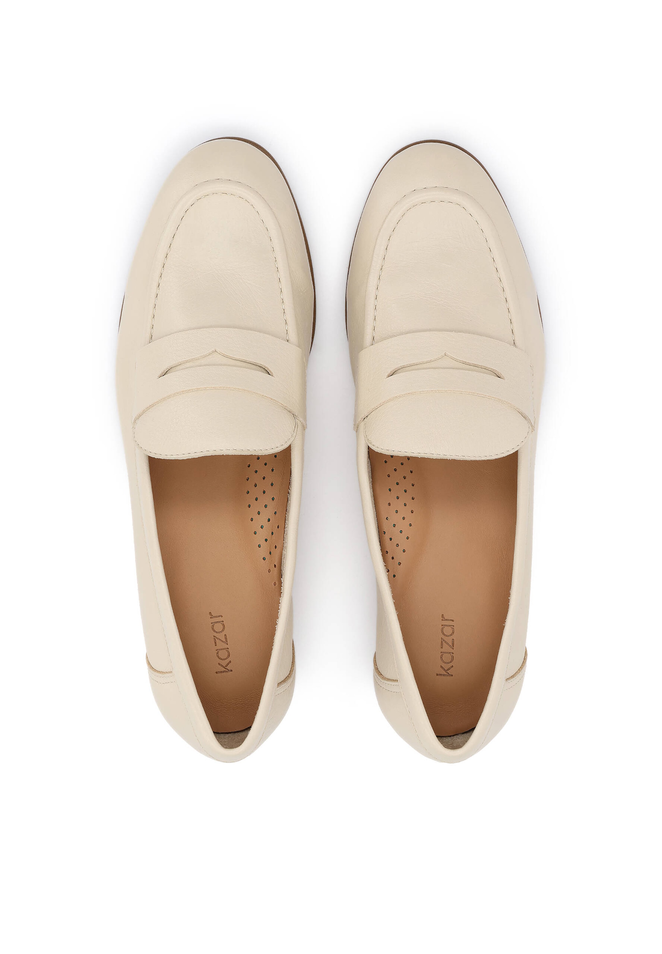 Slipper di Kazar in bianco