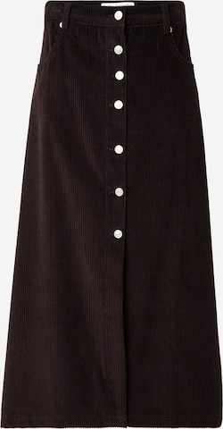 Lollys Laundry Hame 'Una' värissä ruskea: etupuoli