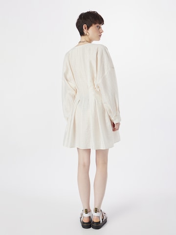 Samsøe Samsøe Shirt Dress 'ENGLA' in Beige