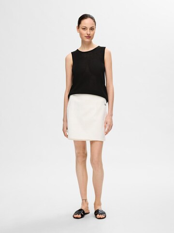SELECTED FEMME Gebreide top 'SLFMoon' in Zwart