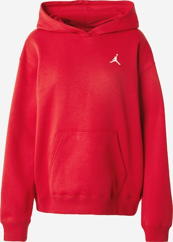 Sweat-shirt 'BRKLN' Jordan en rouge : devant