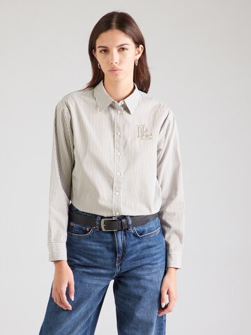 Camicia da donna di Lauren Ralph Lauren in bianco: frontale