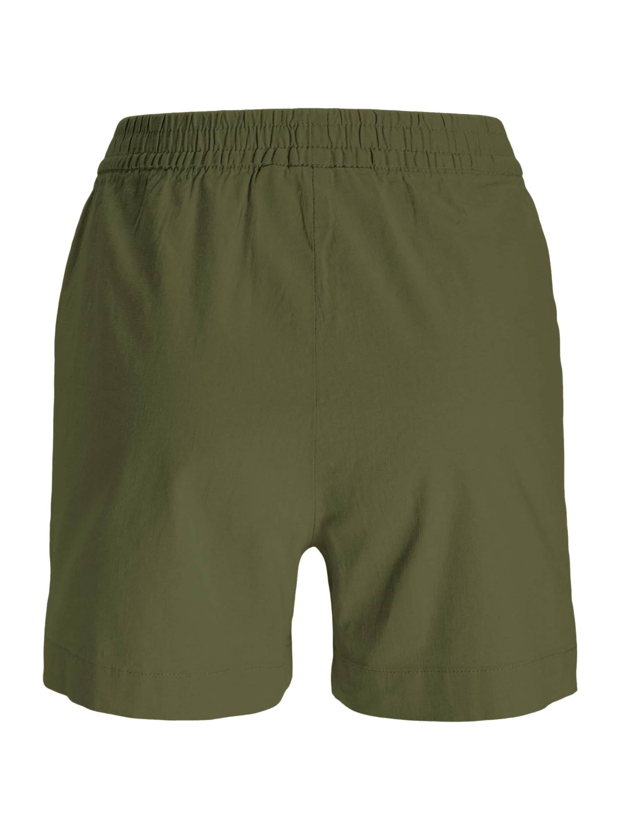 JJXX Regularen Hlače 'JXPOPPY SUMMER' | zelena barva