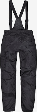 Regular Pantalon outdoor 'Aoraki' normani en noir
