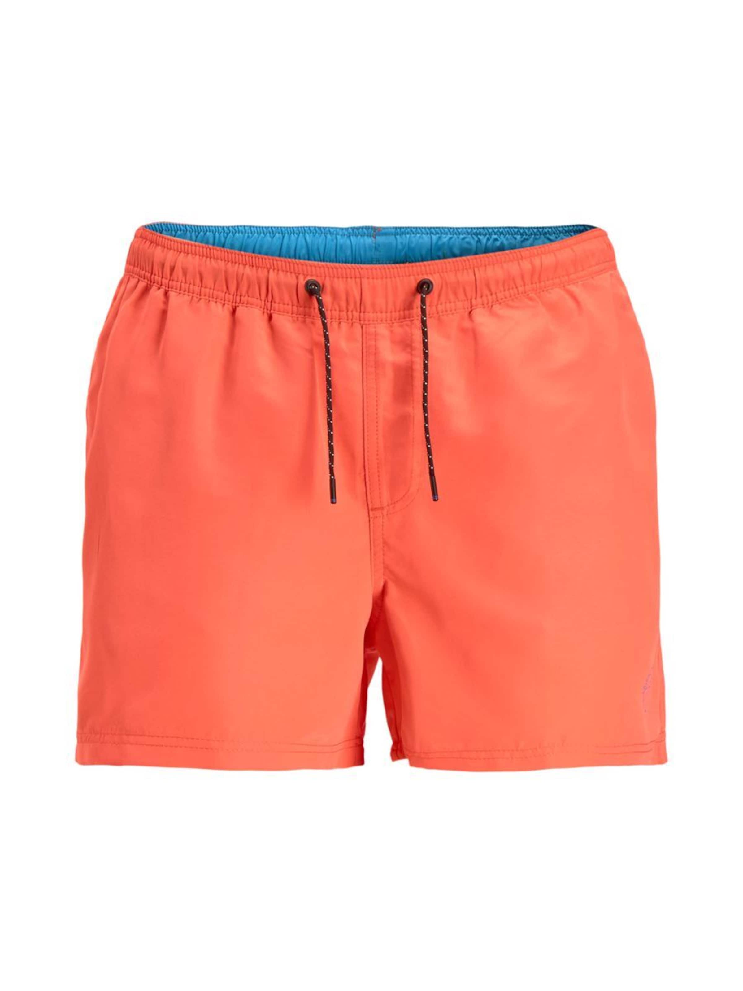 JACK & JONES Шорти за плуване 'Crete' в оранжево: отпред
