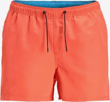 JACK & JONES Board Shorts 'Crete' in Orange: front
