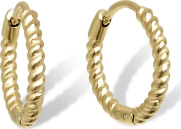 Boucles d'oreilles 'Noa' Amberz en or : devant