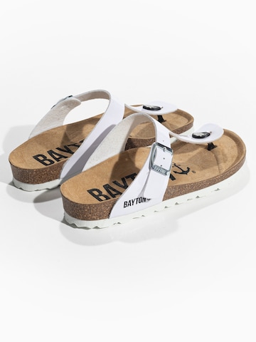 Bayton - Sandalias de dedo 'MERCURE' en blanco