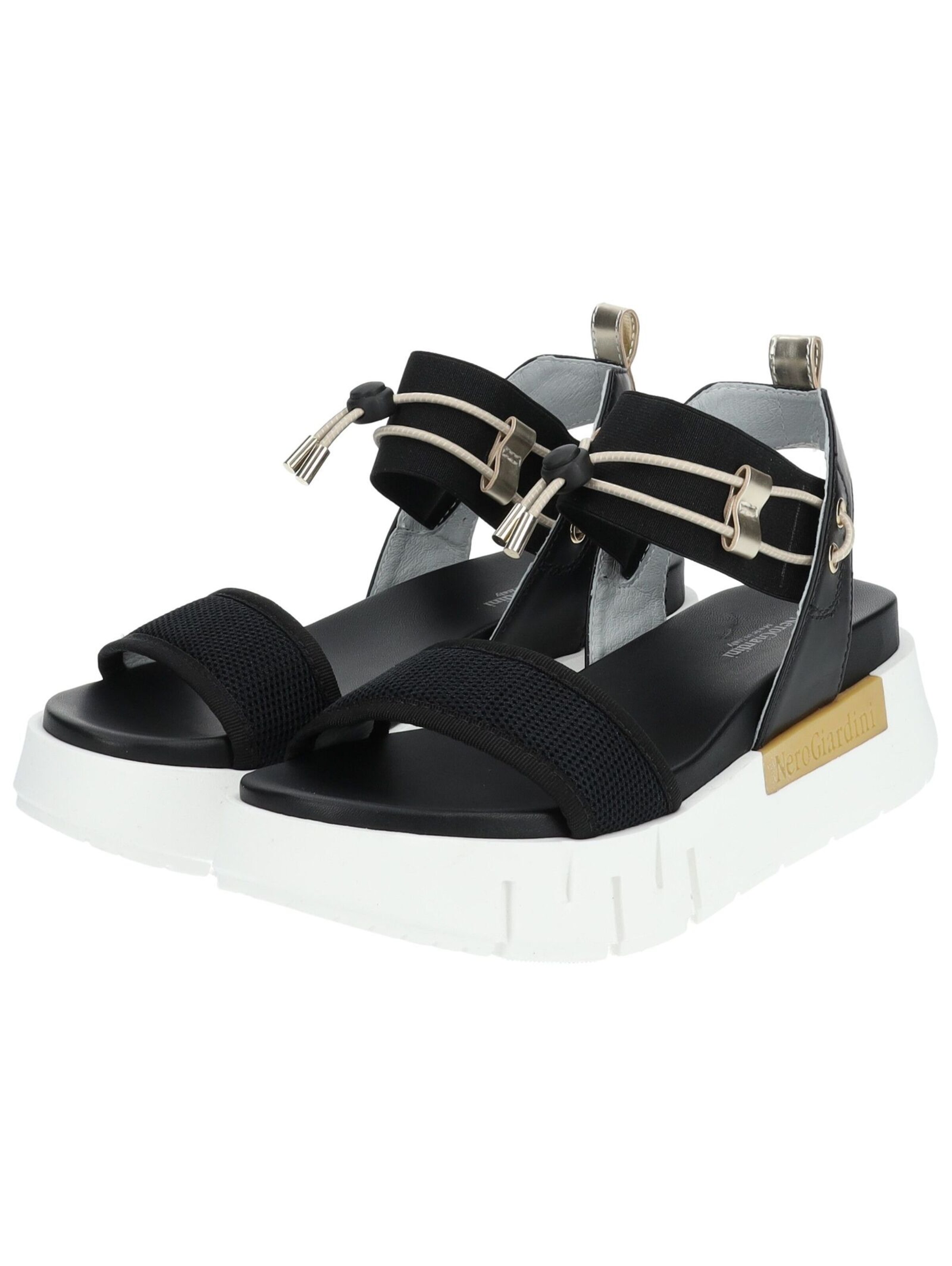 Sandales Nero Giardini en noir