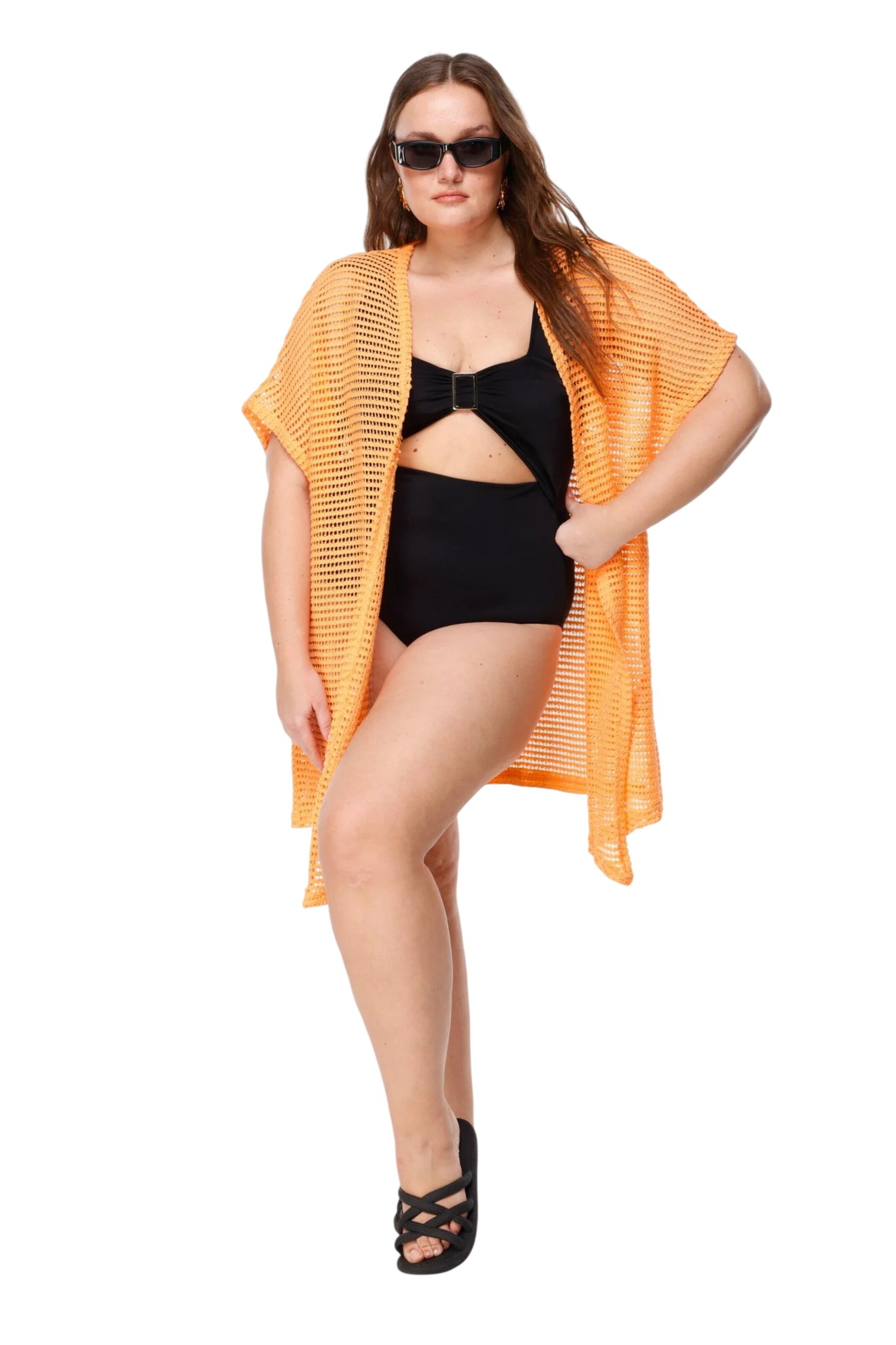 Shape Of You Gebreid vest in Oranje