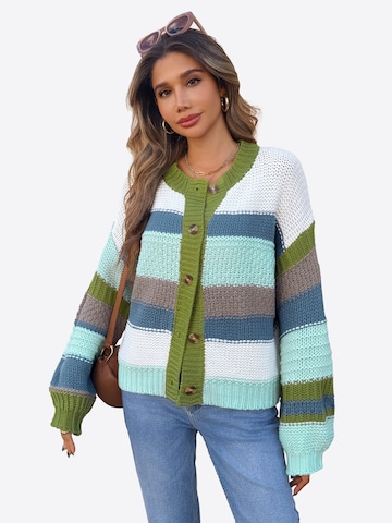 Imily Bela Πλεκτή ζακέτα σε μπλε: μπροστά