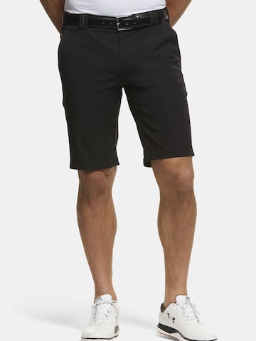 MEYER Slim fit Workout Pants in Black: front